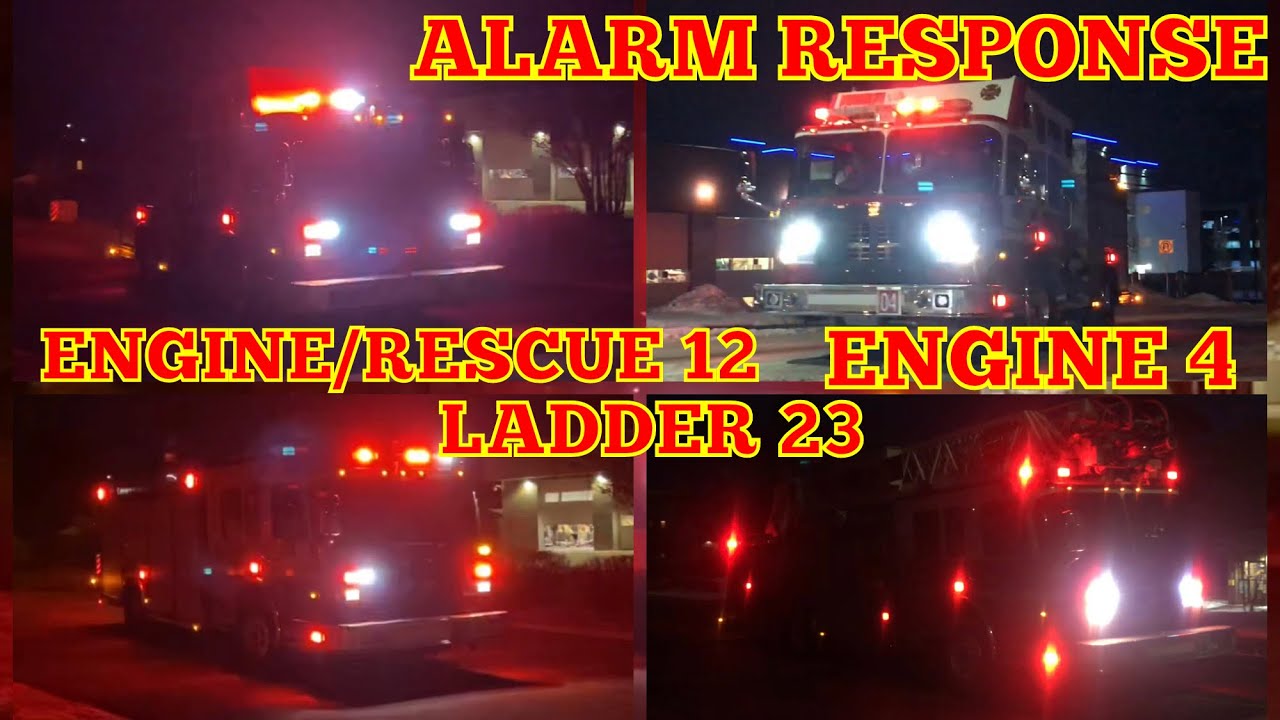 **ALARMS RESPONSE** Calgary Engine 4, Ladder 23, Rescue 12 & Engine 46