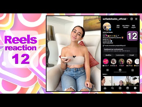 Instagram REELS Reaction 12 - Sofia Del Baldo
