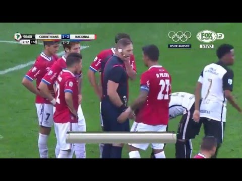 Corinthians 2 - 2 Nacional de Montevideo Copa Libertadores 2016