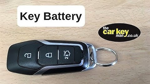Ford Mondeo Edge Explorer Mustang Key Battery Proximity Fob HOW to Change