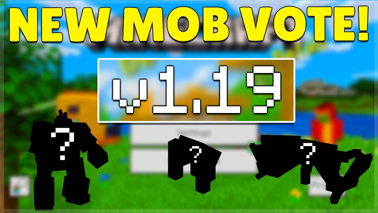 FIZ A VOTAÇÃO DO NOVO MOB DO MINECRAFT 1.19 NO MINECRAFT #138