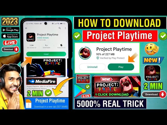 Project: Playtime Game 2023 para Android - Download