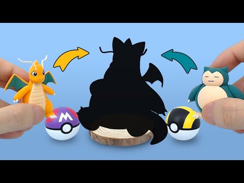 Pokémon FUSION <strong>Clay</strong> <strong>Art</strong> [ Snorlax x Dragonite ]