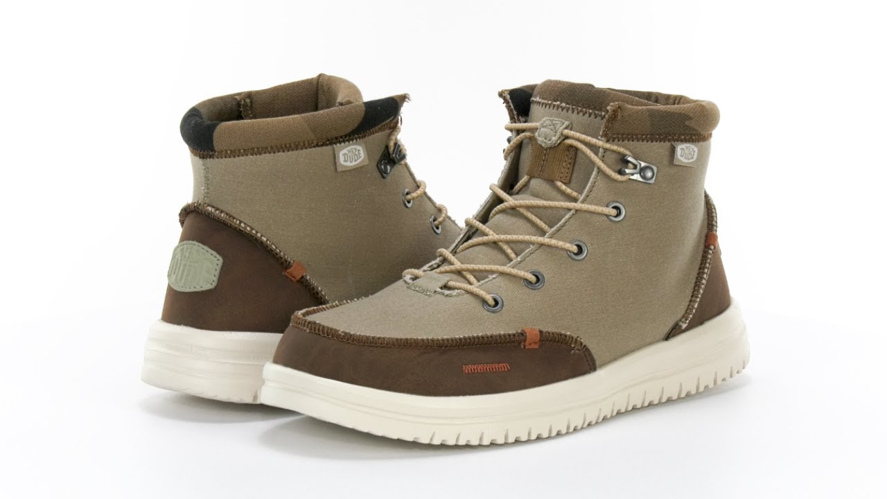 Hey Dude Bradley Waxed Canvas SKU: 9906367 - YouTube display picture 2