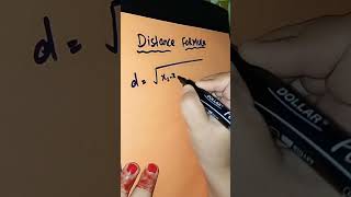 Distance formula#maths #shorts #viral #MATHSFUN