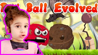 Red Ball Evolved | Red Balls and Walnuts | Level 5-6 | Red Ball Evolved | Fun Mobile Game screenshot 2