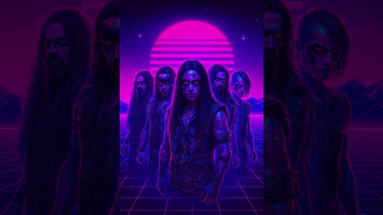 Elvenking - Black Roses For The Wicked One (80s Synthwave)