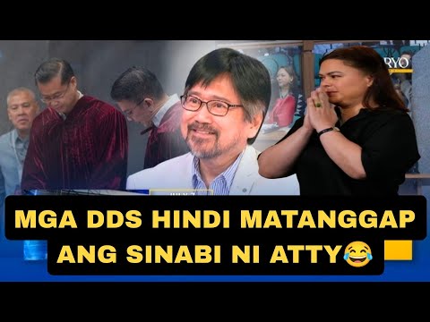 NGAYON PALANG MGA DDS TANGGAPIN NIYO NA. NA HINDI MANGYARE ITO. MALABO.