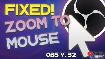OBS Zoom-To-Mouse NOT WORKING!? FIX for OBS 32 (New Script Update!)