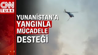 Türkiye'den Yunanistan'a yangınla mücadelede destek! 2 uçak ve 1 helikopter yolluyor