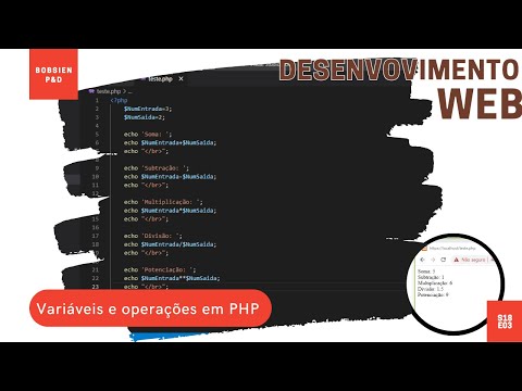 Variáveis e operações em PHP