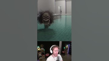 THE SNAKE LADY IN THE POOL ROOMS!  #shorts #thepoolrooms #horrorgaming