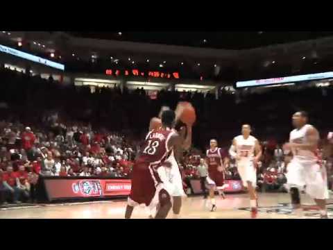football score Lobo Men's Basketball vs. NMSU