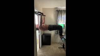HOME WORKOUT: Inverted Rows on pull-up bar (at age 60)