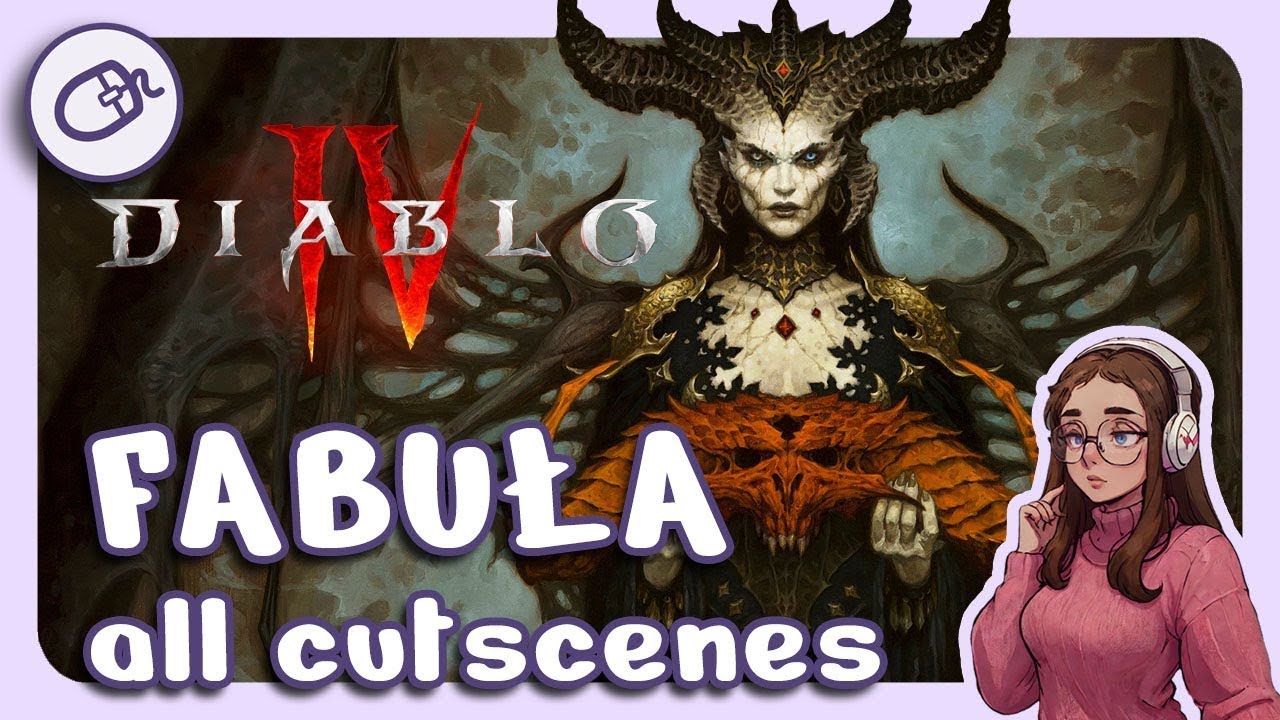 😈 Diablo 4 przygoda nekromantki all cutscenes PL