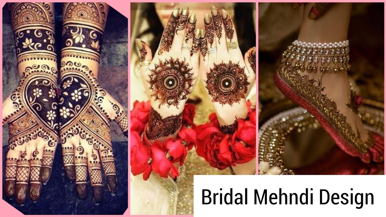 45 Top Trendy New Bridal Mehndi Design For hands and feets 2019/2020