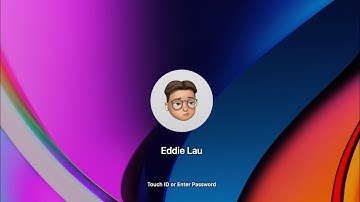 macOS Monterey Login with Animated Memoji