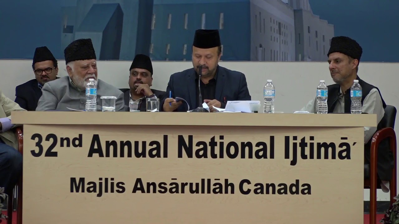 Part 1 (21 Oct 2017) Nashist With Mohtram Mubarak Siddiqi Sahib in Toronto, Canada