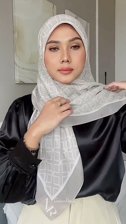 Cara Pakai Tudung Bawal Masa Kini Senang dipakai dan Nampak Kemas