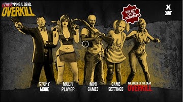 Typing of the Dead Overkill Stage 1 Playthrough