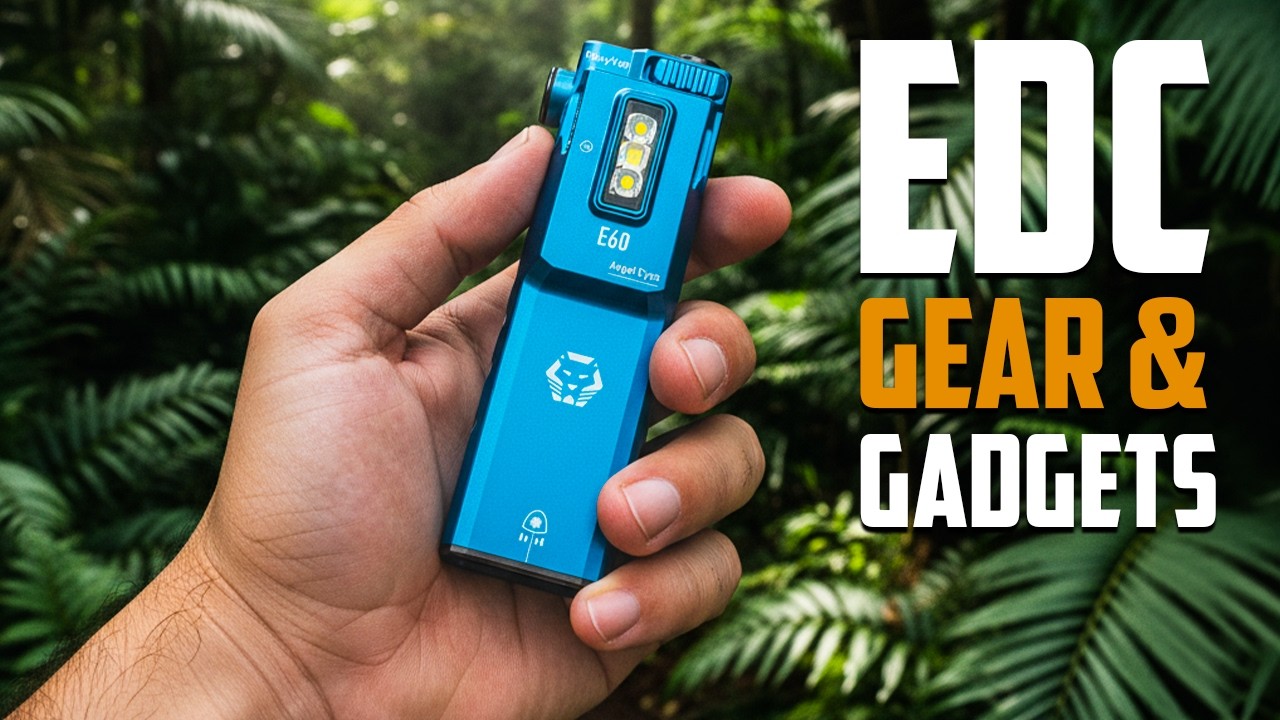 25 Lightweight EDC Gear & Gadgets Everyone Should Carry