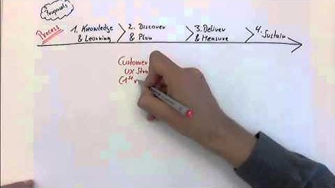 Process setup of an UX improvement project (SAP EA Explorer -- Short Video)