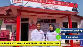 Must Know! How to Create a PHTC Account for KDKMP Manager Recruitment Step by Step