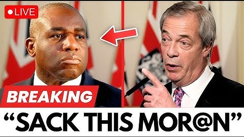 1 MIN AGO: Nigel Farage DESTROYS David Lammy After "Hitler" Comment RESIGNATION IMMINENT!