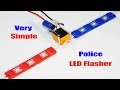 Police LED Flasher Circuit Make Very Easy | Without IC & Transistor Using