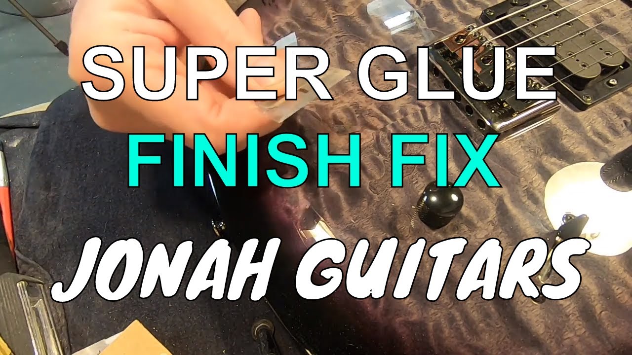 Ремонт сколов PRS SUPER GLUE от JONAH GUITARS