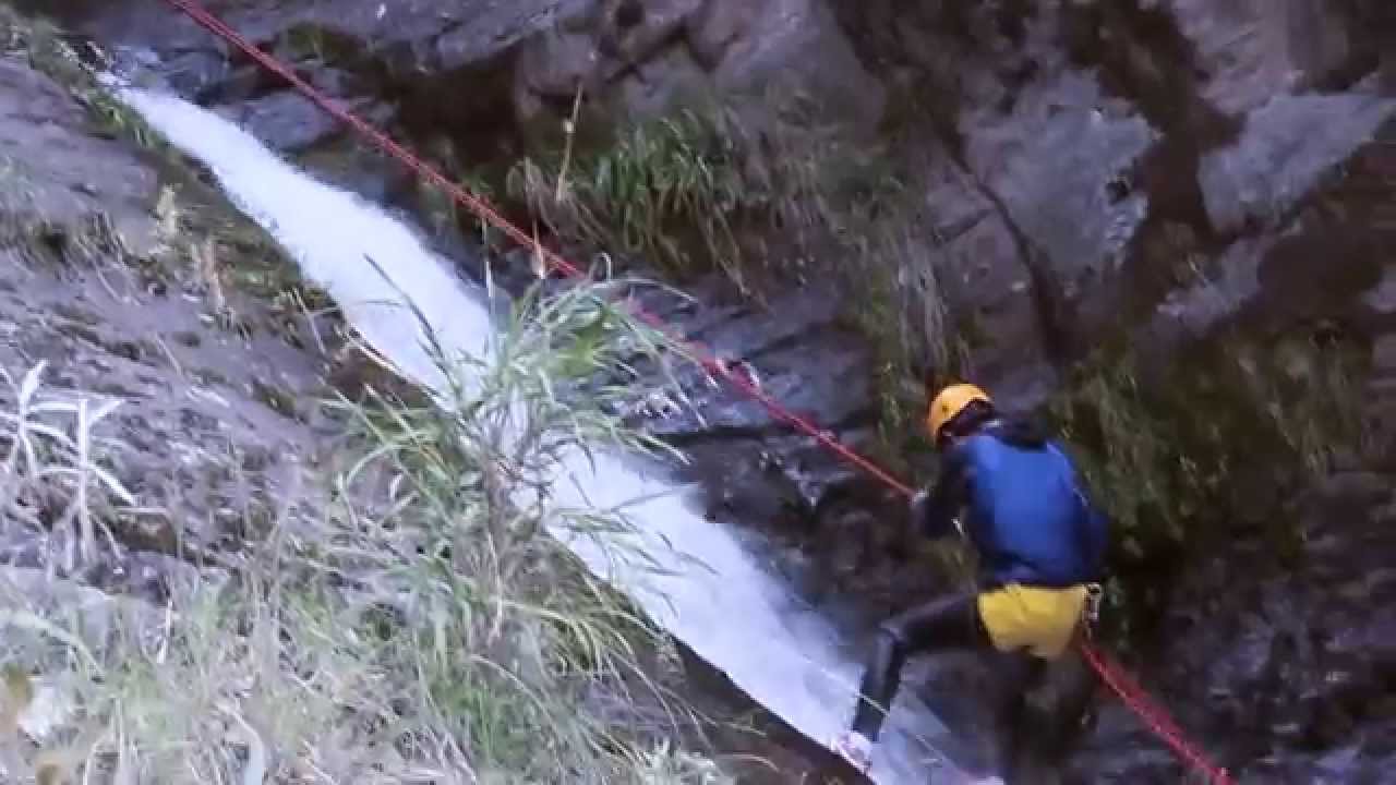 Canyoning En Otavalo Cascadas De Taxopamba Youtube