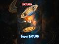 Saturn VS Super Saturn!!?? #space #planet #earth #universe #saturn #NASA