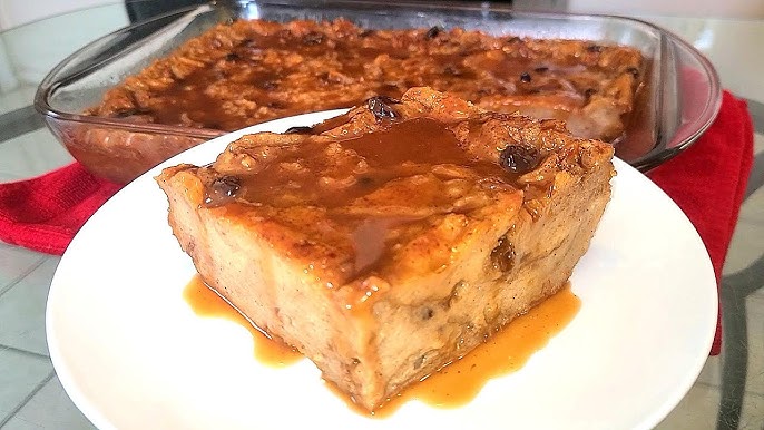 Creamy Bread Pudding | With a Buttery Barbados Rum Sauce - YouTube