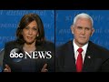 Kamala Harris and Mike Pence discuss foreign policies