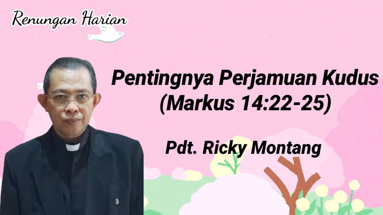 Pentingnya Perjamuan Kudus