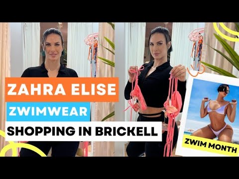 Zwimwear Shopping in Brickell 👙🤑| Zahra Elise