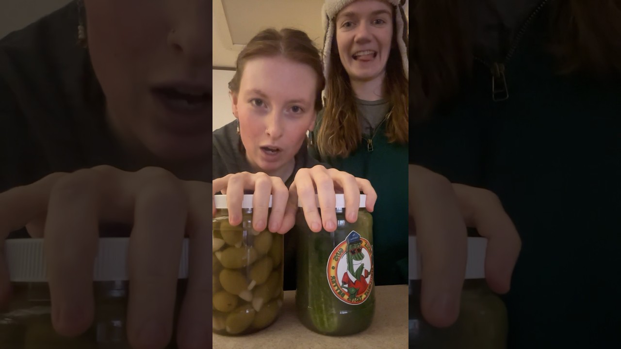 PICKLE GUYS REVIEW HALF SOUR AND GARLIC STUFFED OLIVES