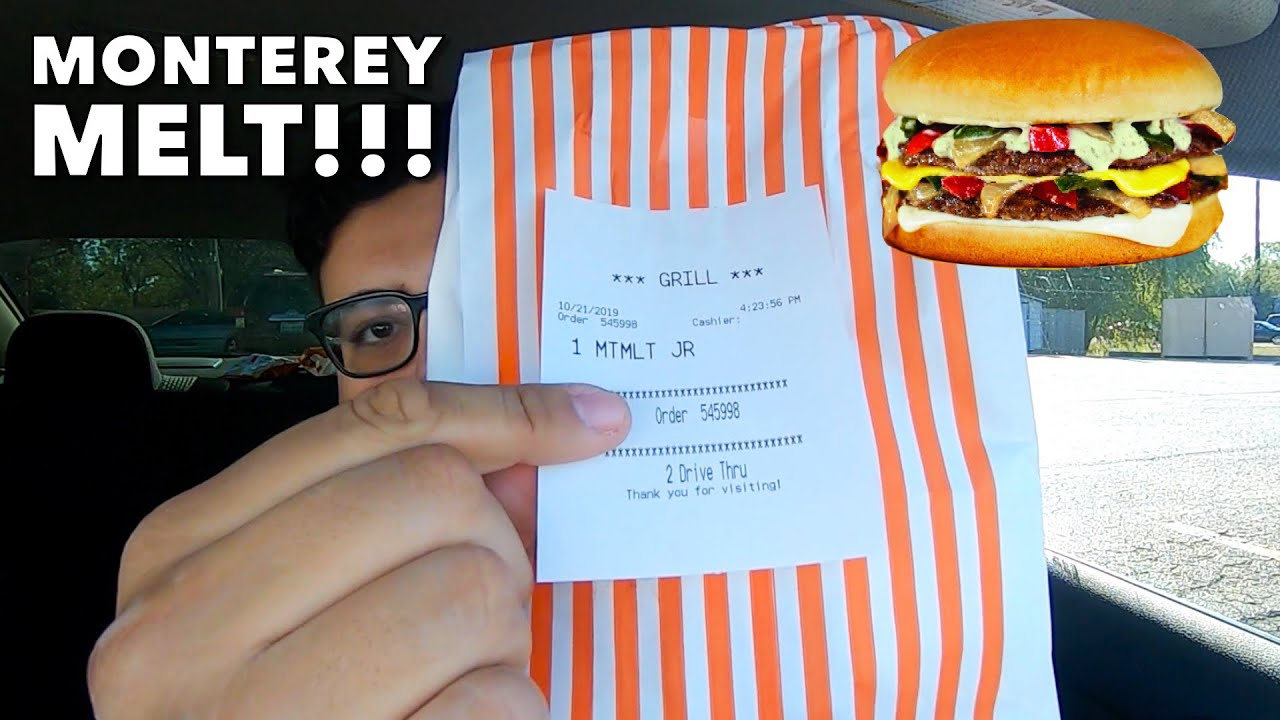 Whataburger Monterey Melt Returns! FoodReview YouTube