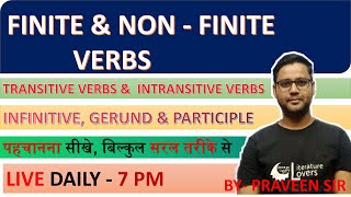 Finite and non-finite verbs || MOST IMPORTANT || TGT PGT LT GRADE ENGLISH