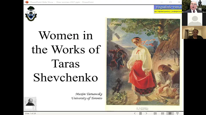 Women in the Works of Taras Shevchenko, Webinar wi...