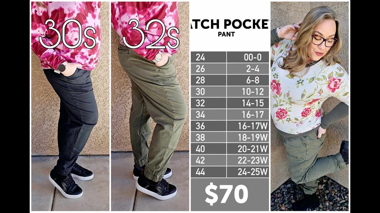 Introducing the all new LuLaRoe Patch pocket pants. Fit review