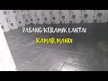 pasang keramik lantai kamar mandi @AswWibawachannel