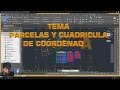 PARCELAS Y CUADRICULA DE COORDENADAS EN CIVIL 3D 2015 - 2021