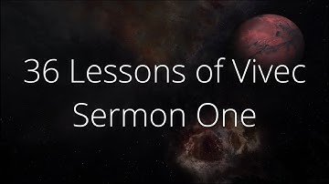 36 Lessons of Vivec: Sermon One