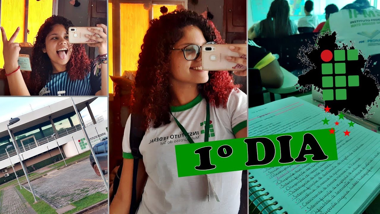 PRIMEIRO DIA DE AULA NO INSTITUTO FEDERAL | Coisas de Hanna
