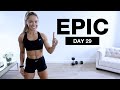Day 29 of EPIC | ISOMETRIC & DYNAMIC Dumbbell Full Body Workout