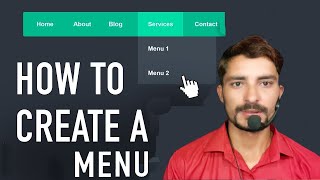 Create Menu Bar, Sub Menu, Social Links in Blogger | Create Menu in Blogger in Hindi | part 5