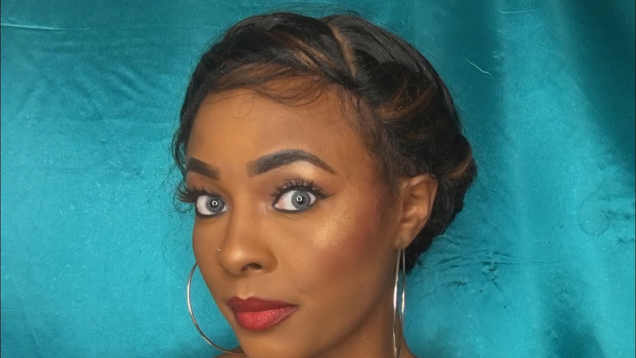 BRAIDED UPDO WIG! JACEY BY MANE CONCEPT RED CARPET PREMIERE