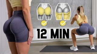 THE PERFECT BUTT SHAPE  ✅ Workout - 2 in 1 Butt &amp; Hips ||  No Equipment, At Home ,( full glutes )