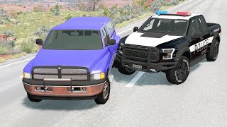 American Police Chases #9 - BeamNG drive (4K)